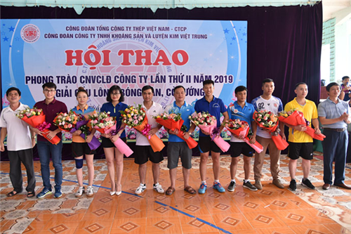 CÔNG ĐOÀN CÔNG TY TNHH KHOÁNG SẢN VÀ LUYỆN KIM VIỆT – TRUNG TỔ CHỨC THÀNH CÔNG GIẢI THỂ THAO PHONG TRÀO CNVCLĐ CÔNG TY LẦN THỨ II, NĂM 2019